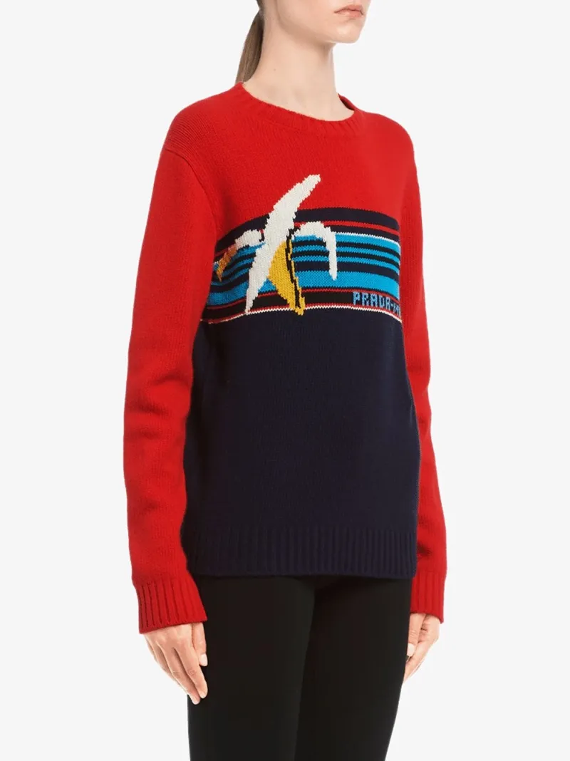 prada banana sweater