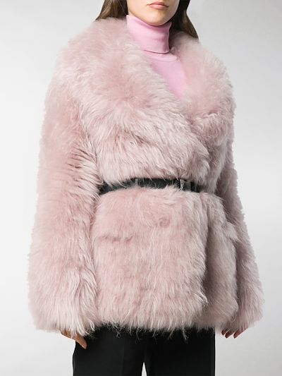 goat fur jacket