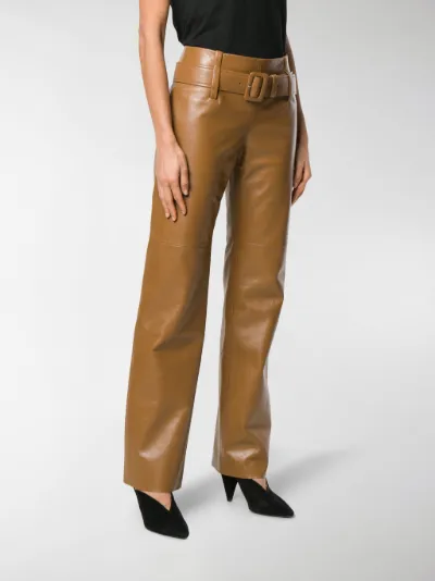 prada leather pants