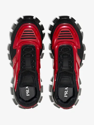prada cloudbust red and black