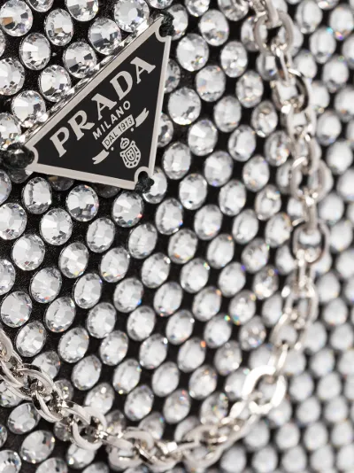 prada embellished nylon bag