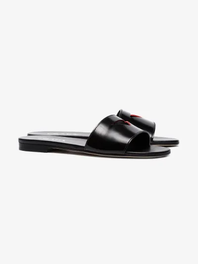 prada slides black
