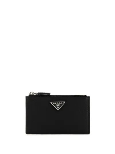 Prada Black leather card holder Eraldo UK