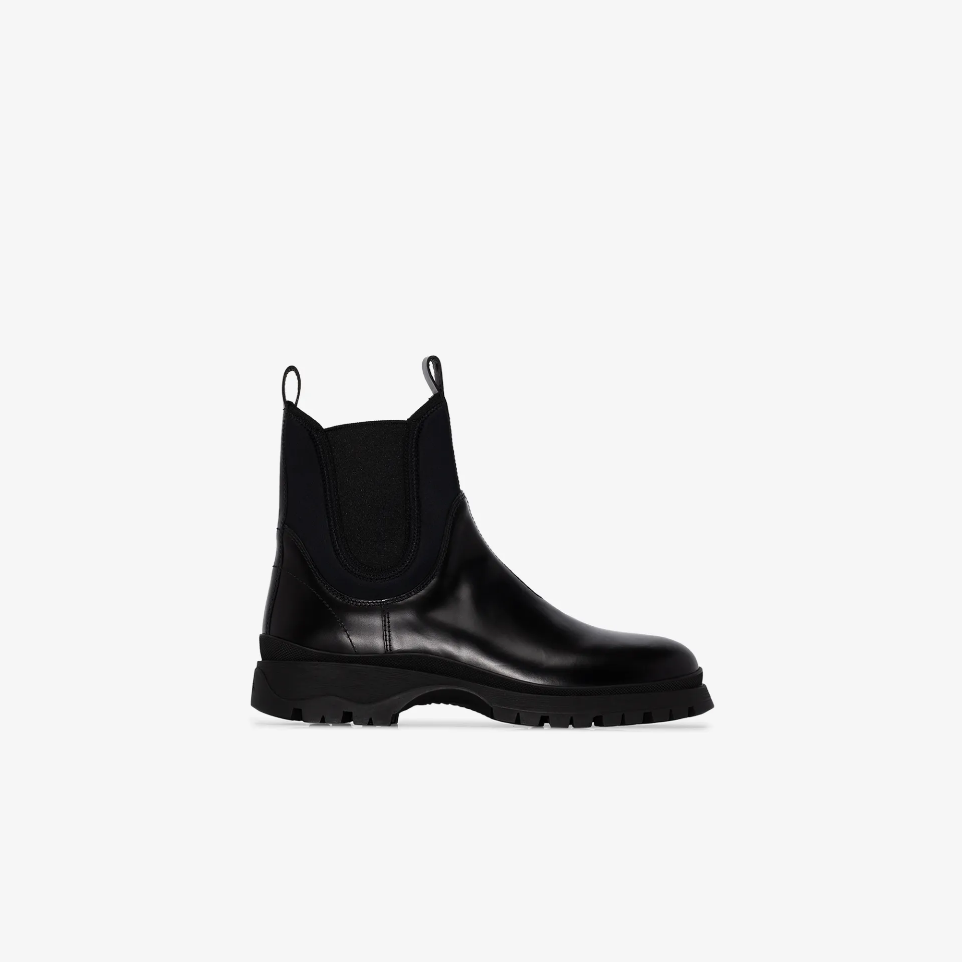 prada neoprene chelsea boots