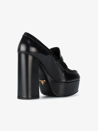 prada platform loafers