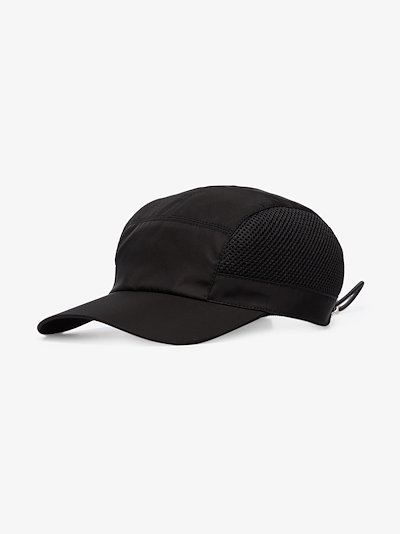 prada baseball cap black