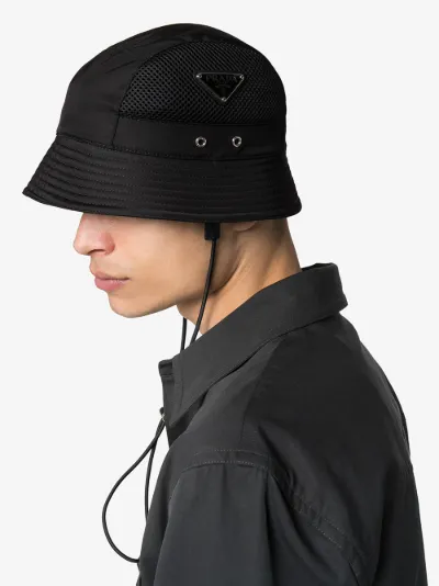 bucket hat with drawstring