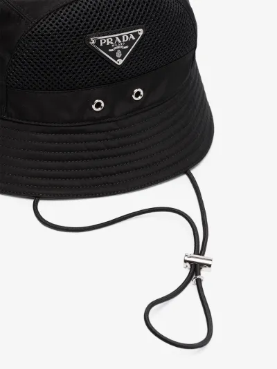 bucket hat with drawstring