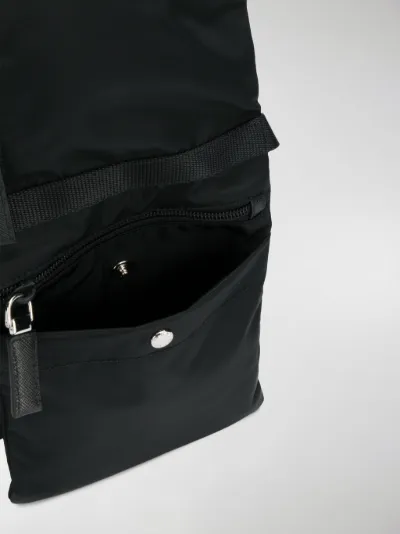 prada technical fabric shoulder bag