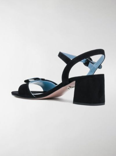 prada block heel sandal