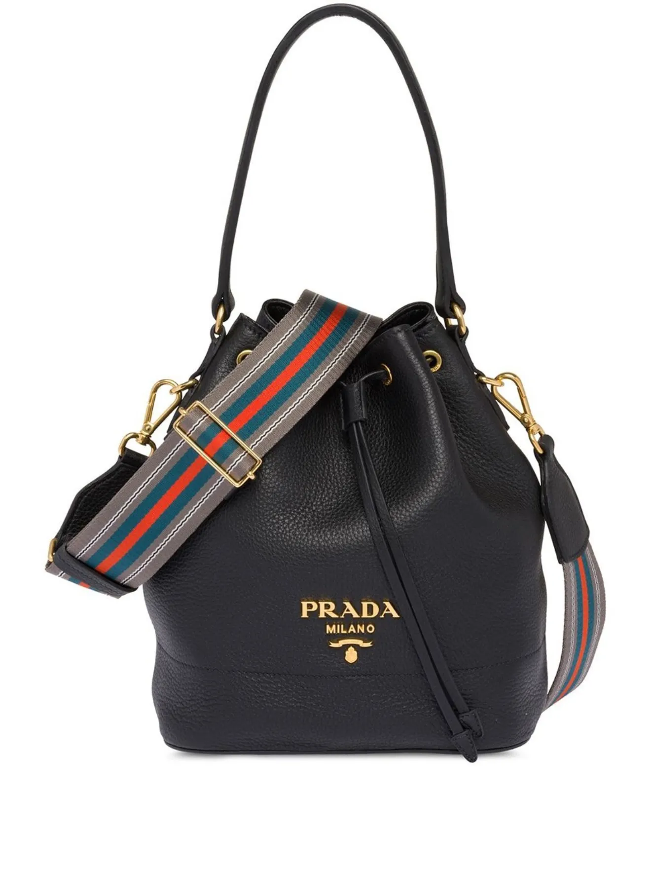 Prada Borsa a secchiello nero | MODES
