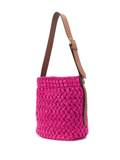 Prada Borsa a secchiello rosa | MODES