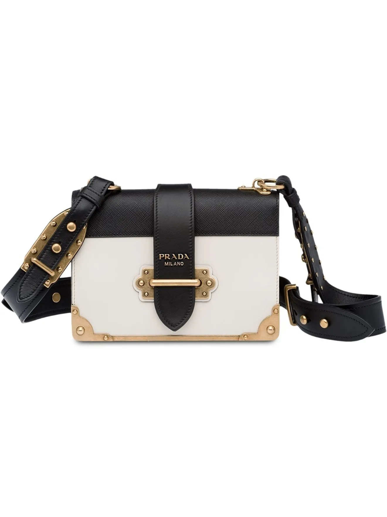 Prada Borsa Prada Cahier bianco | MODES