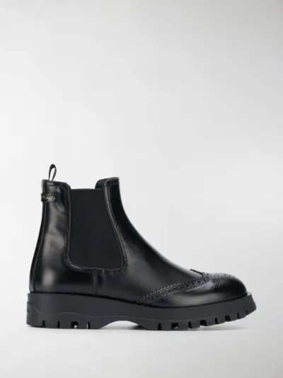 prada brogue boots