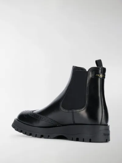 prada brogue boots