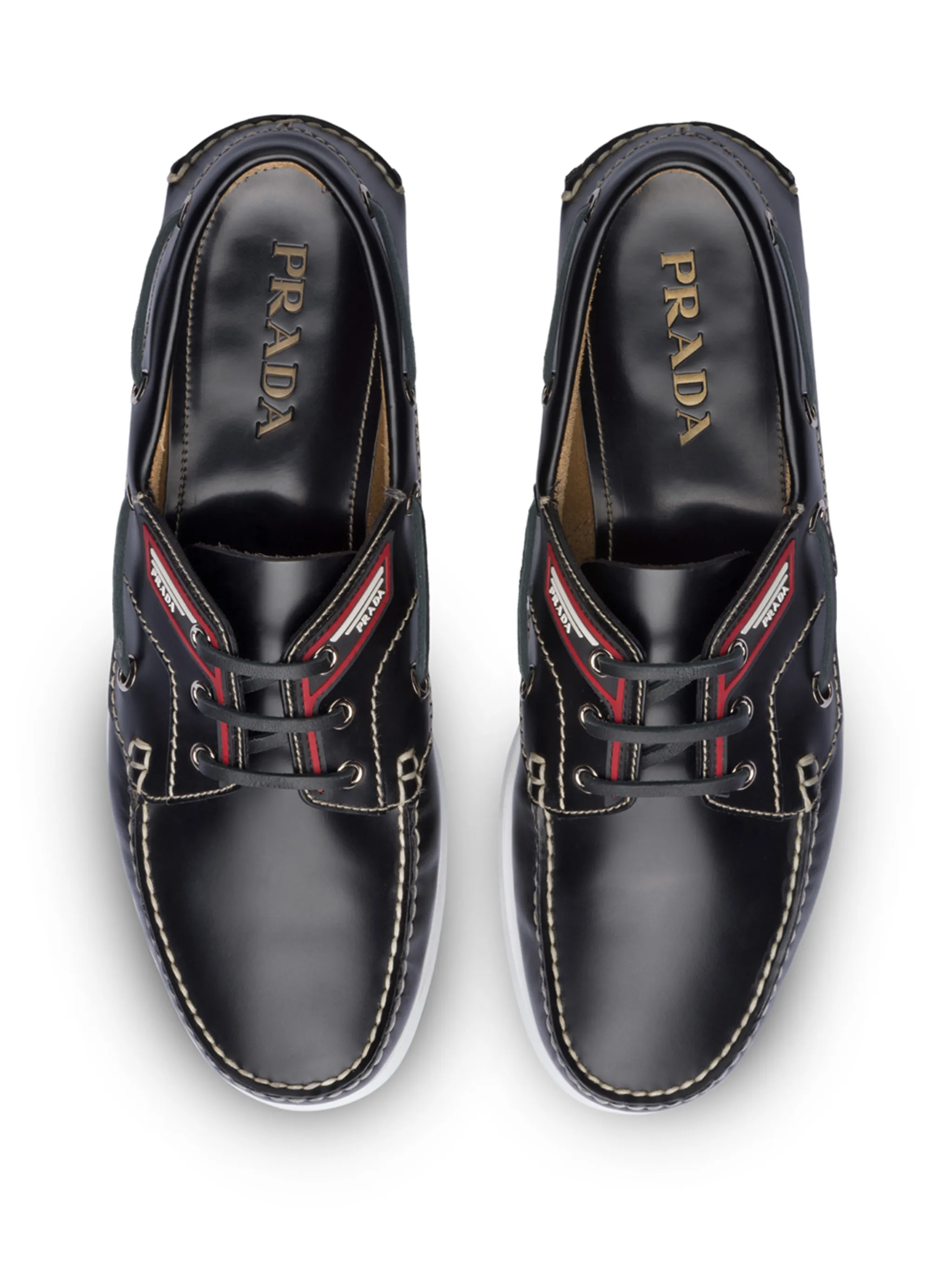 Prada deck shoes hotsell