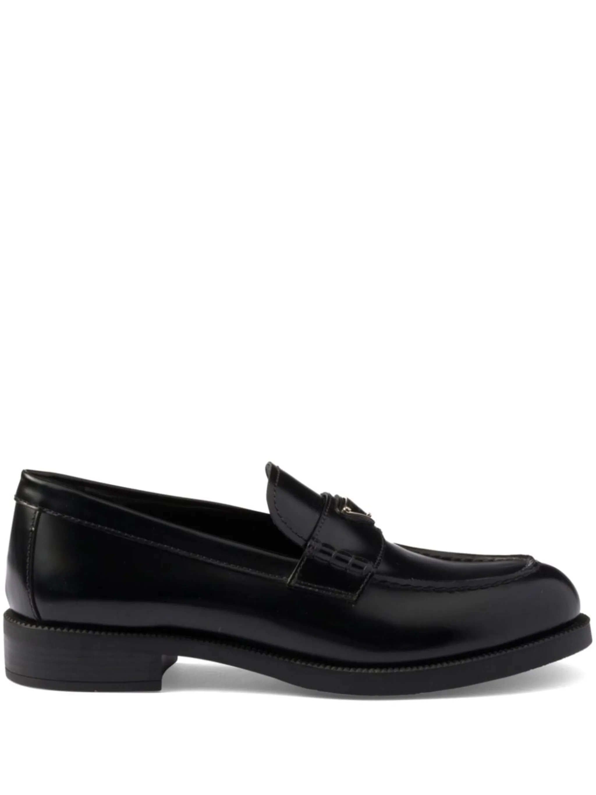 Prada brushed leather loafers | Eraldo.com FK