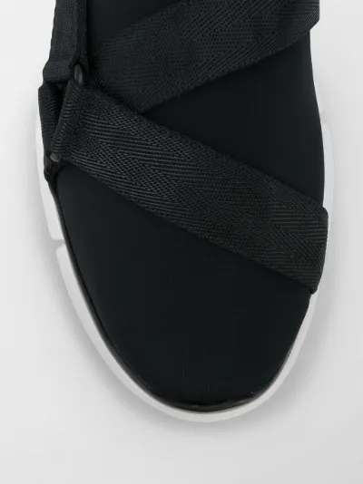 prada buckle sneakers