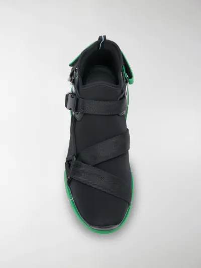 prada buckle sneakers