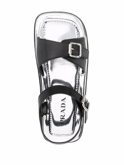 prada buckle sandals