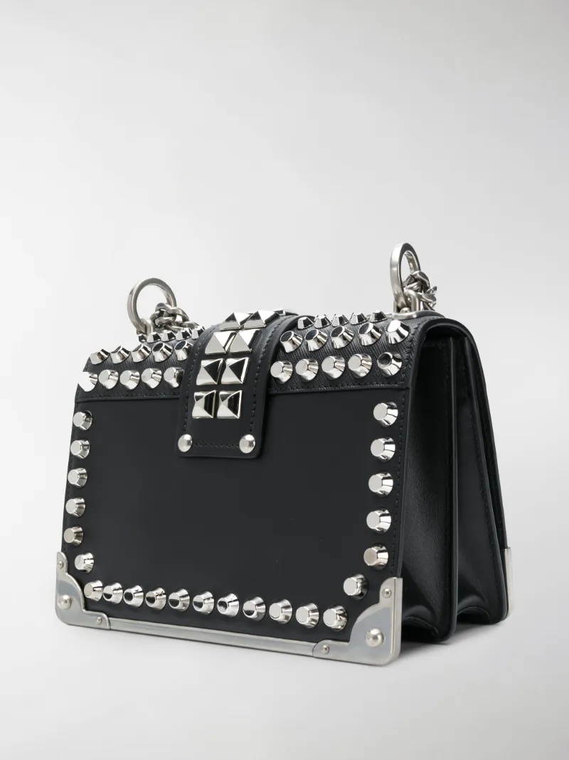 prada studded cahier