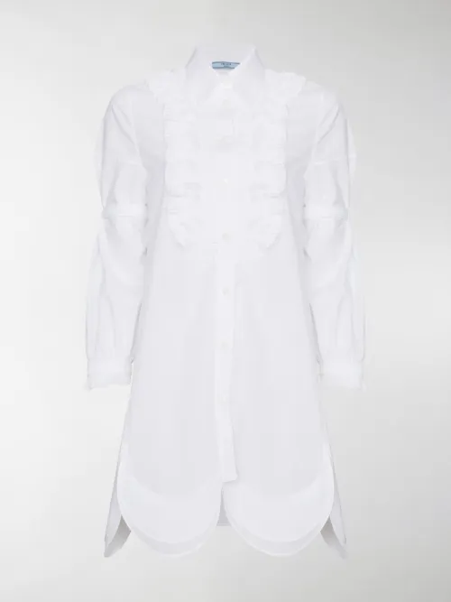 Prada - Camicia con pettorina