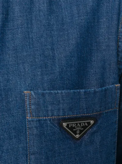 Prada Camicia denim blu | MODES
