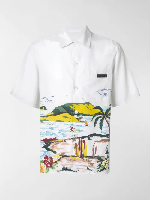 Prada - Camicia Hawaiana