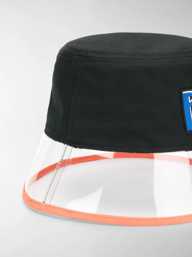 Prada Cappello da pioggia nero | MODES