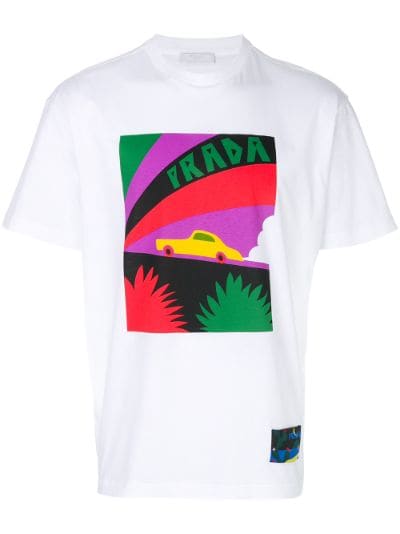 car print T-shirt | Prada | Eraldo.com