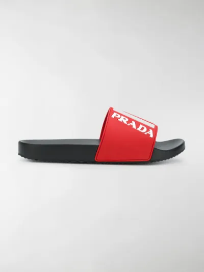 Prada - Ciabatte con logo grafico