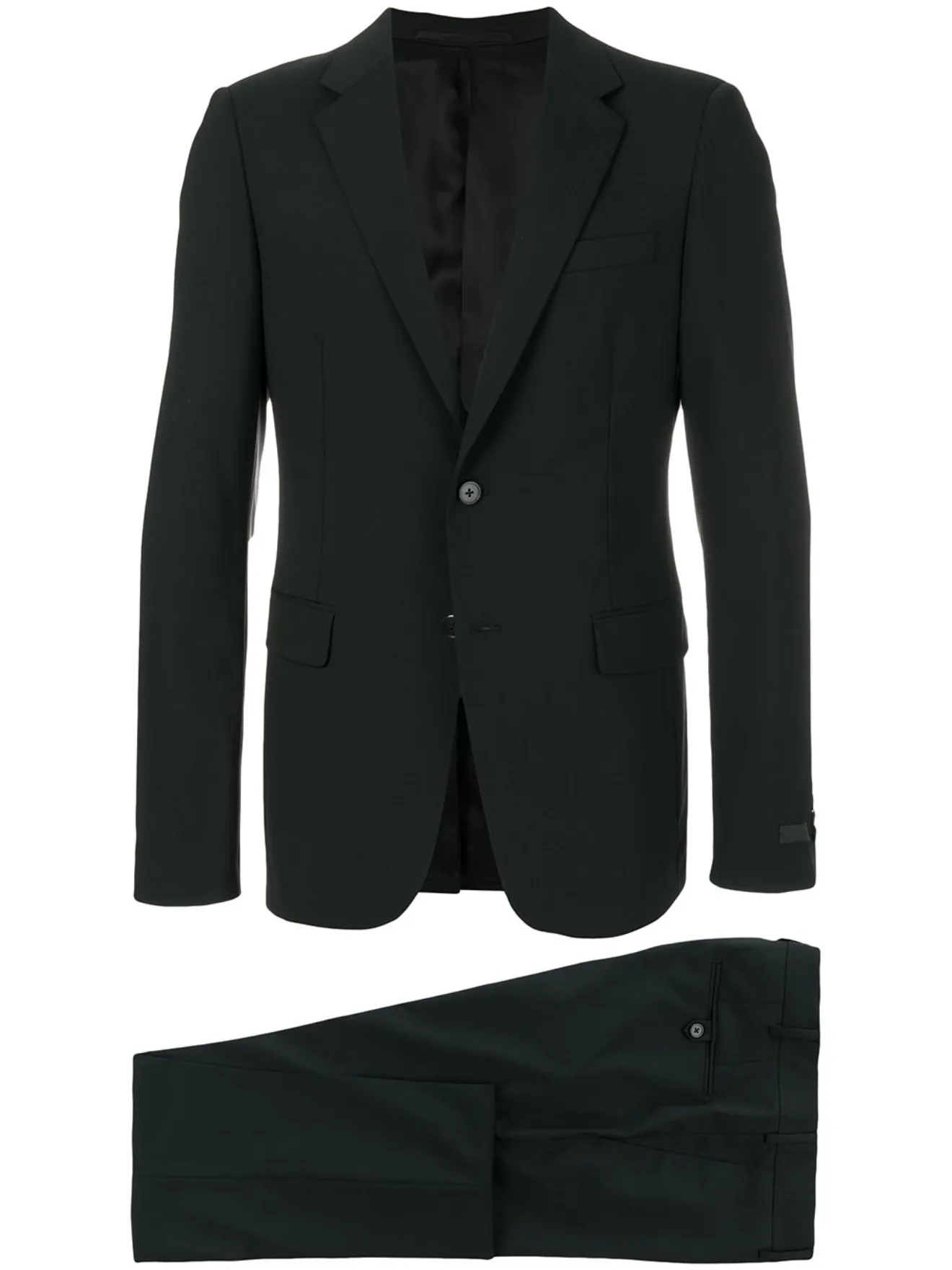 prada black suit
