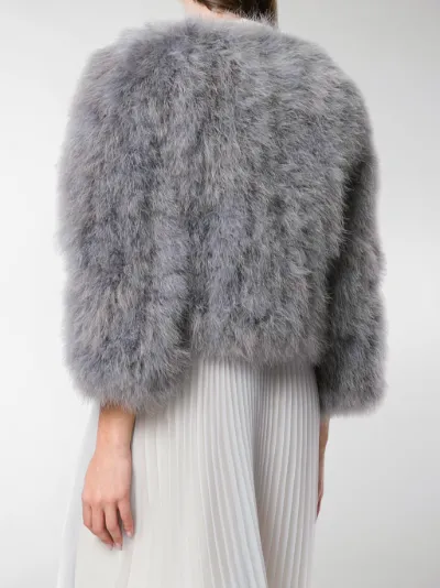 prada feather jacket
