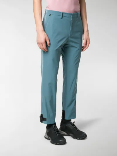 cropped stretch trousers