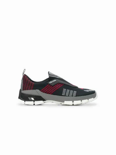prada crossection knit sneakers