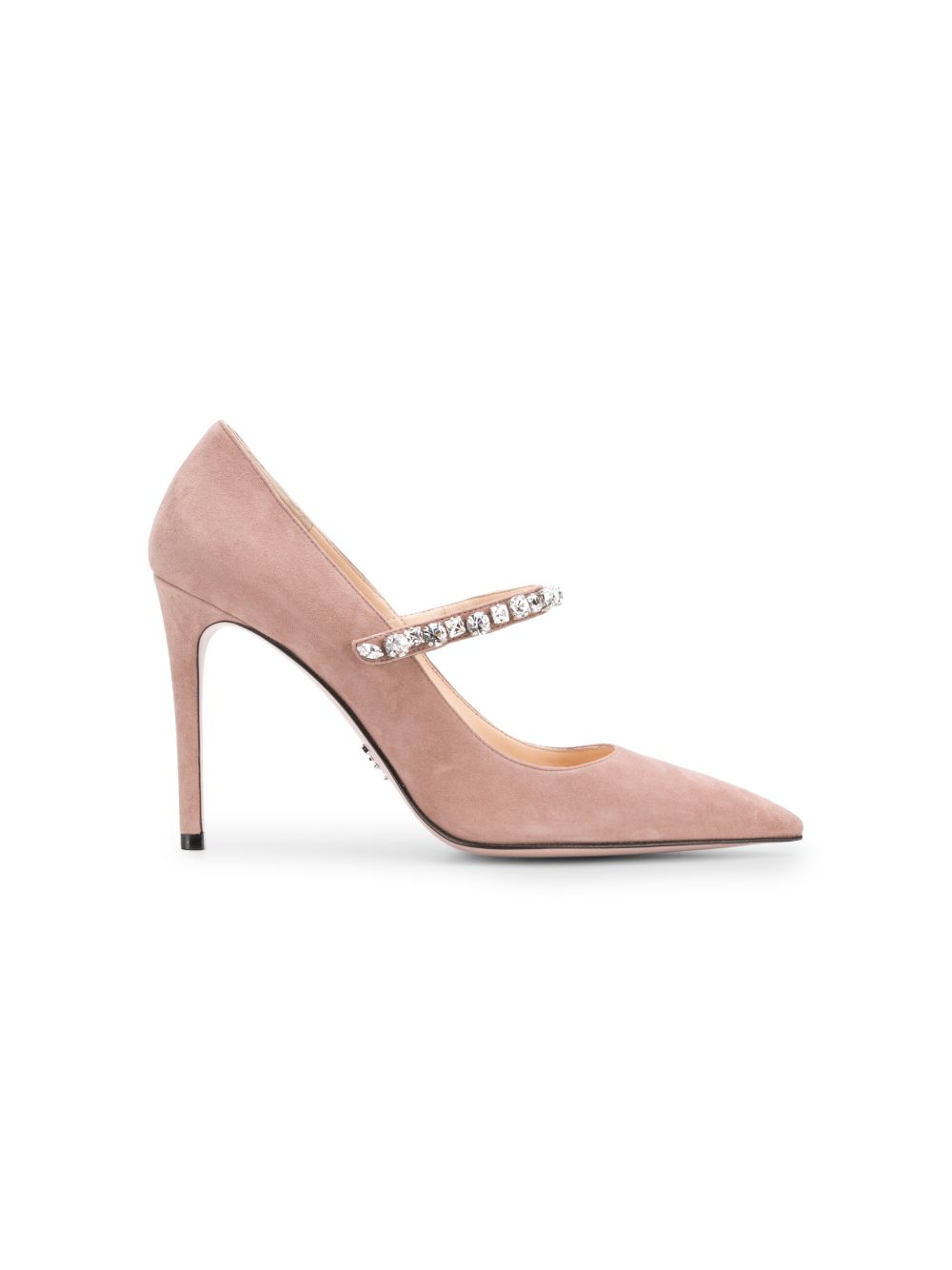 Prada crystal embellished store pumps