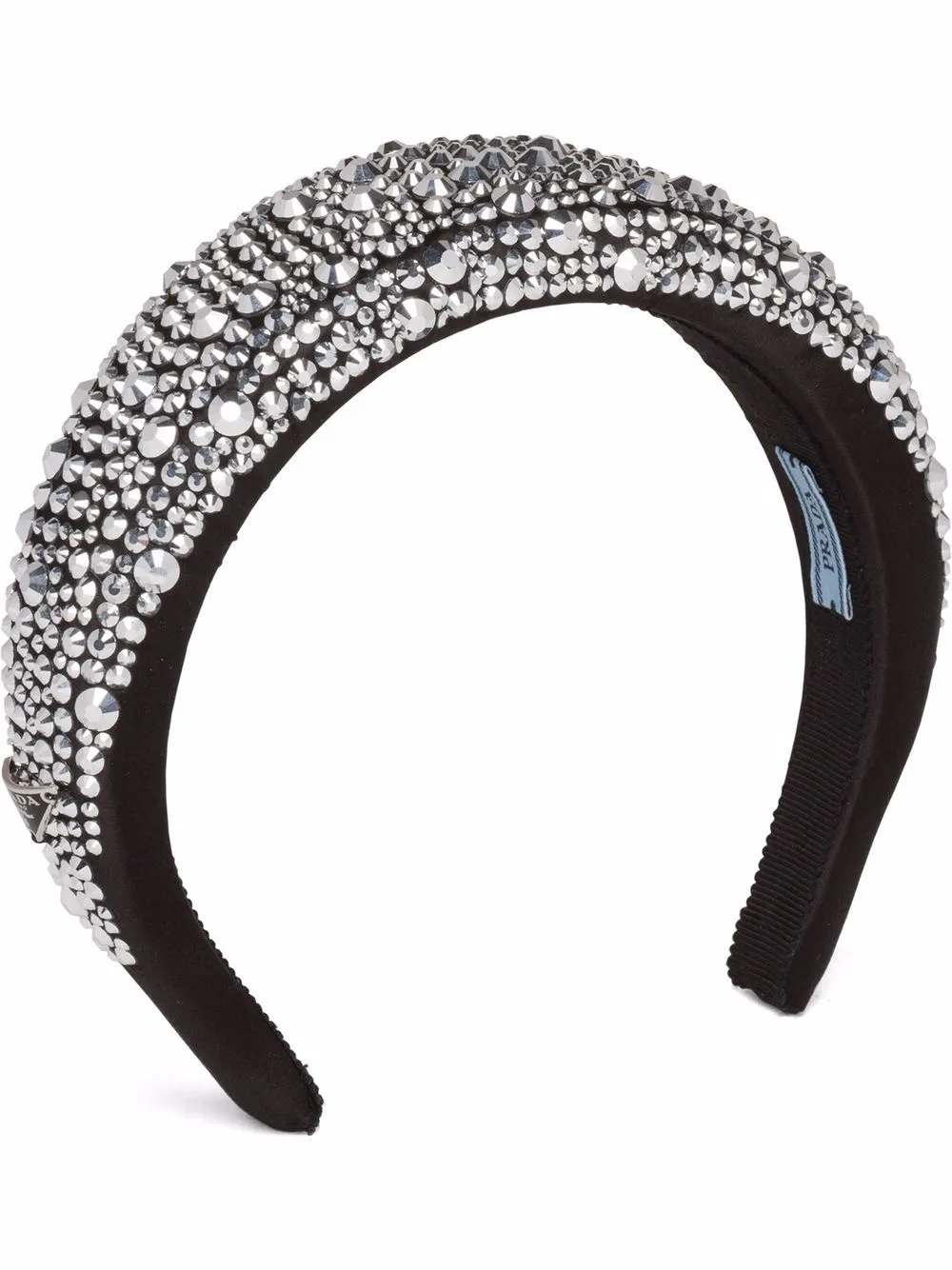 Prada crystal embellished satin headband Eraldo FR