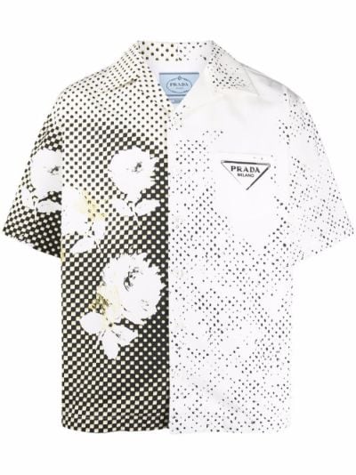 prada printed shirt