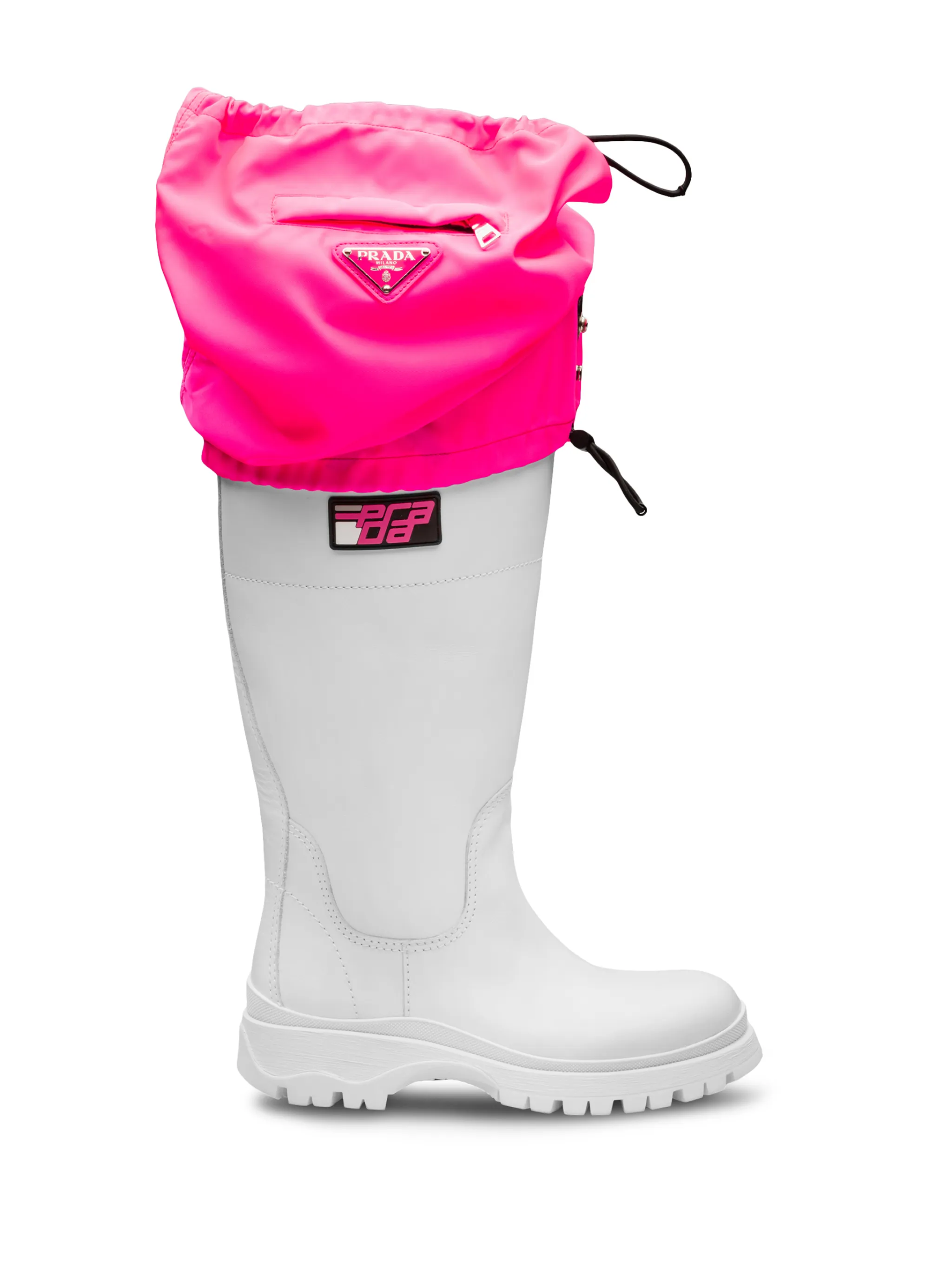 drawstring wellies Prada US