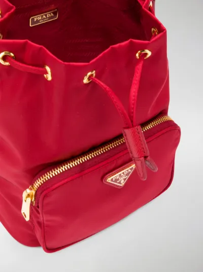 prada duet fabric shoulder bag