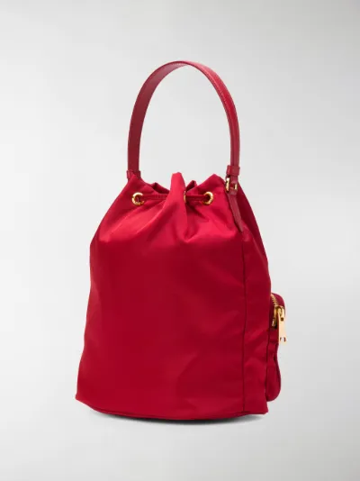 prada duet fabric shoulder bag