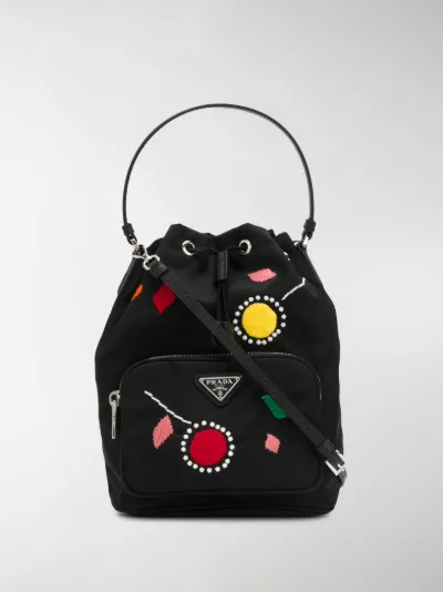 prada embroidered bag