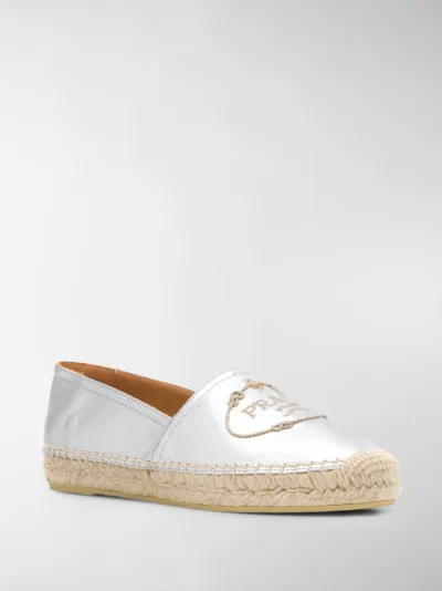 prada logo espadrilles