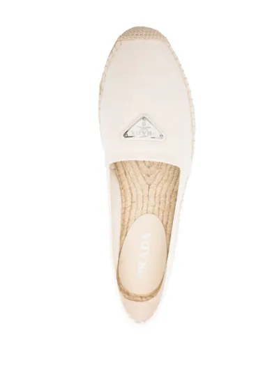 Prada white espadrilles hotsell