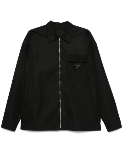 Prada enamel logo shirt jacket Eraldo TD