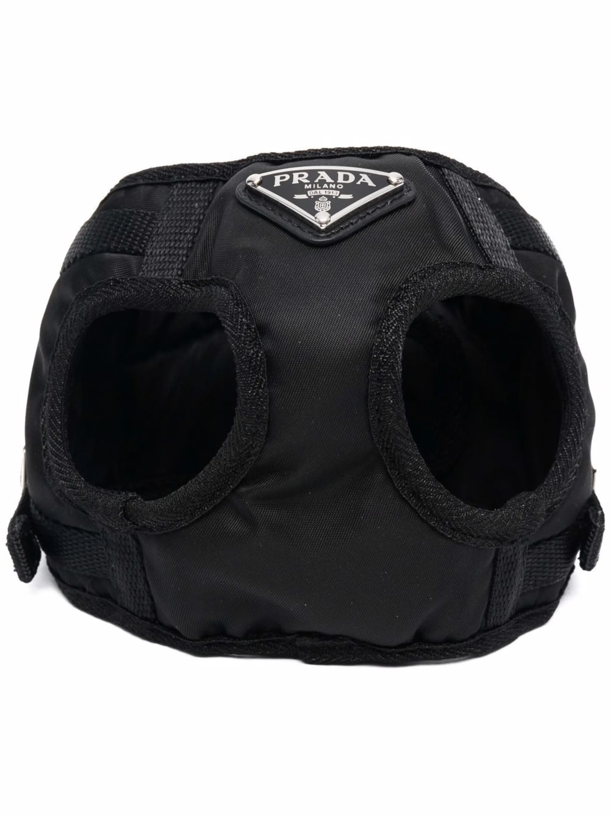 enamel triangle logo dog harness Prada