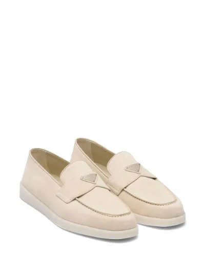 Prada sales suede loafers