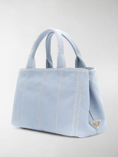 prada fabric printed tote