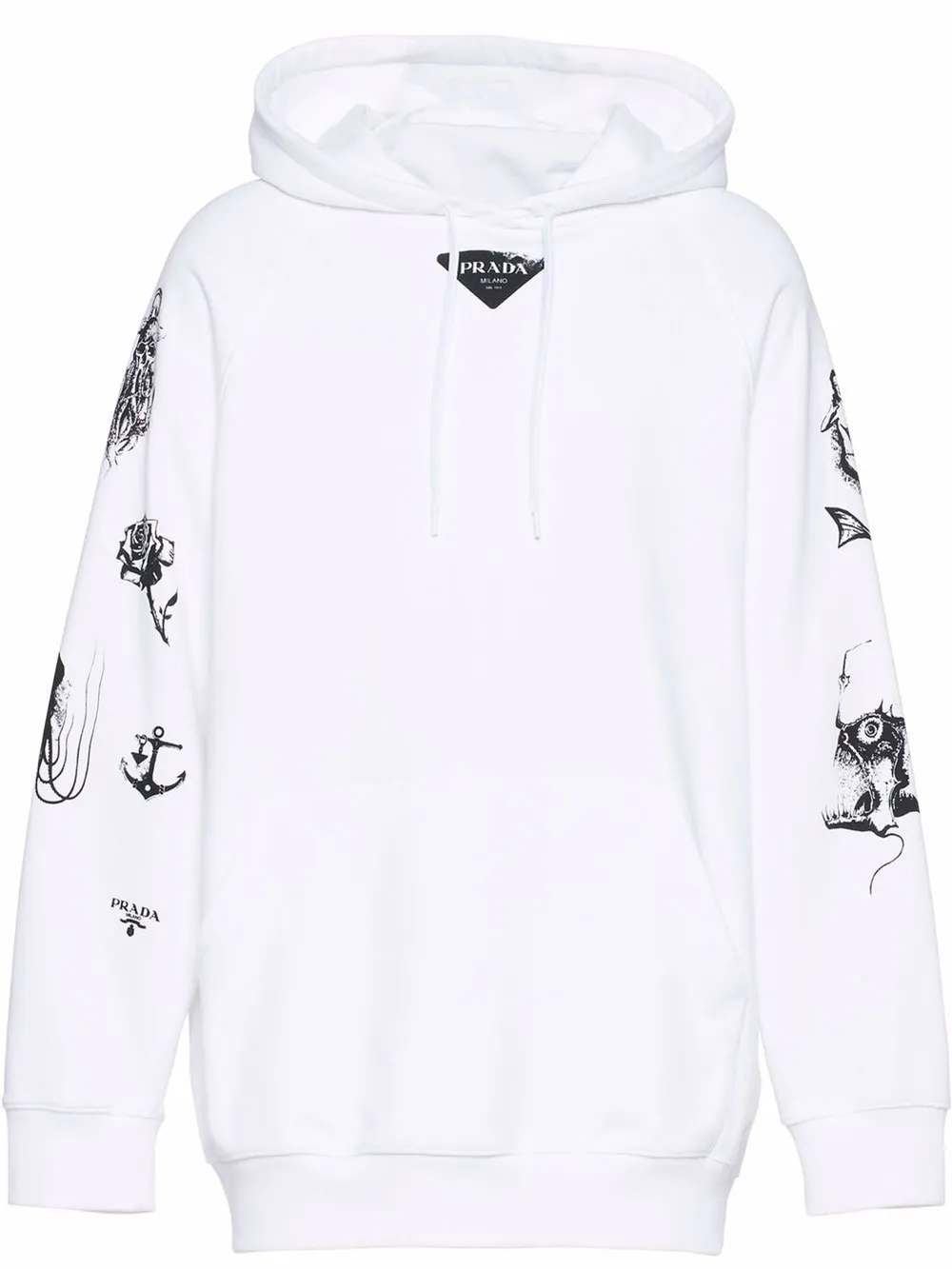 Felpa con stampa | Prada | Eraldo.com