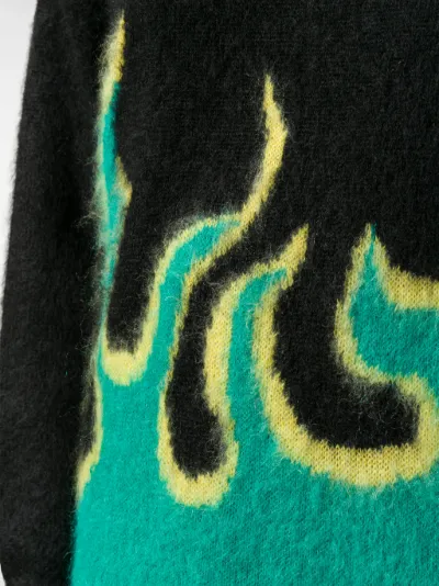 prada flame sweater